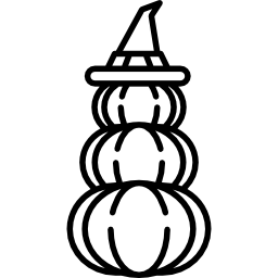 bruja calabaza icono