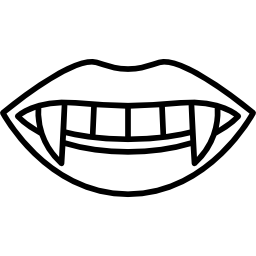 dents de vampire Icône
