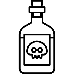 botella de veneno icono