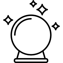 kryształowa kula ikona