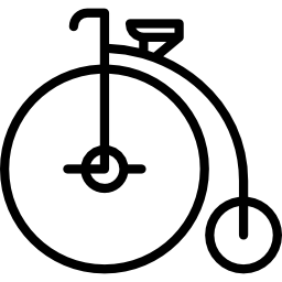 bicicleta velha Ícone