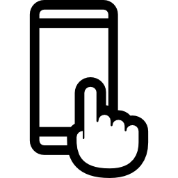 mobiel tikken icoon