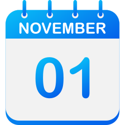 1 de noviembre icono