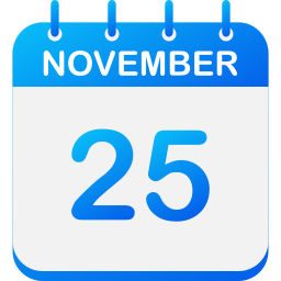 25 de noviembre icono