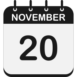 20 de noviembre icono