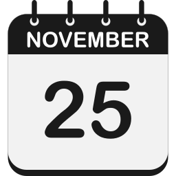 25 november icoon