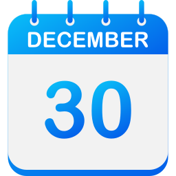 30 de diciembre icono