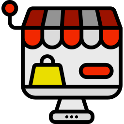 Online shop icon