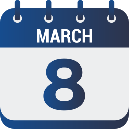 8 de marzo icono