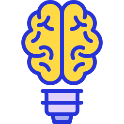 Creative brain icon