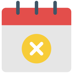 Cancel event icon
