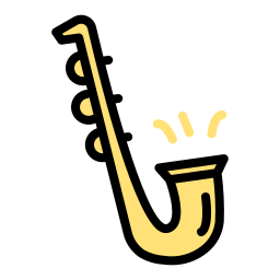 saxofoon icoon