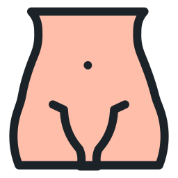 cuerpo de mujer icono