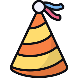 sombrero de fiesta icono