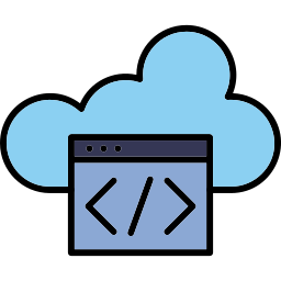applicazione cloud icona