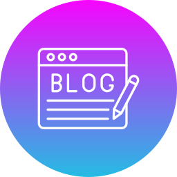 Blogging icon