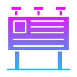 Рекламный щит иконка