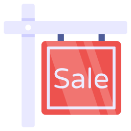 Sale sign icon