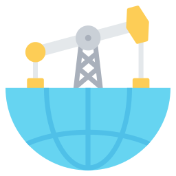 estrazione petrolifera icona