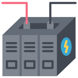 stockage d'energie Icône