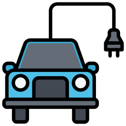 samochód elektryczny ikona