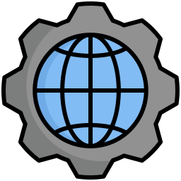 usługi globalne ikona
