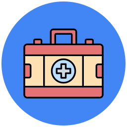 First aid kit icon