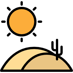 desierto icono