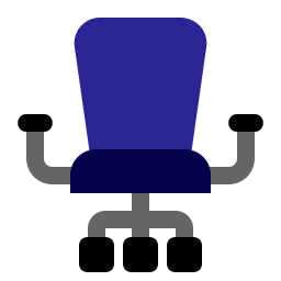 Office chair icon