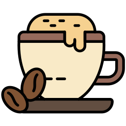 Кофе латте иконка