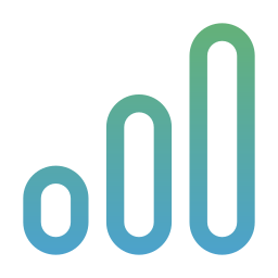 diagramme à bandes Icône