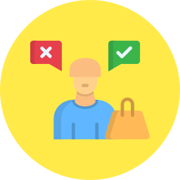 Customer behavior icon