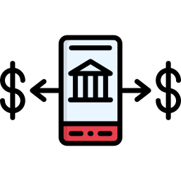 Mobile banking icon