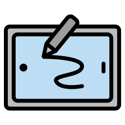 tablet de desenho Ícone