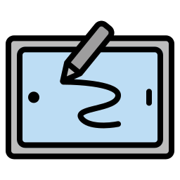 Drawing tablet icon