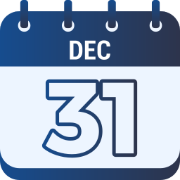 31 de diciembre icono