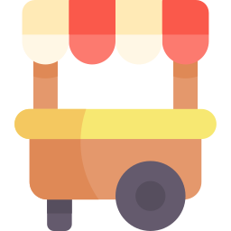 Food cart icon