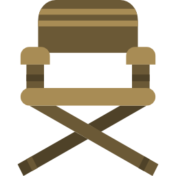 chaise de camp Icône