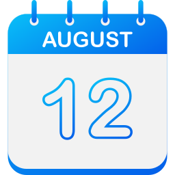 12 augustus icoon