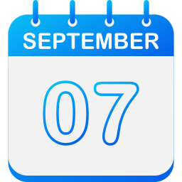7 de septiembre icono