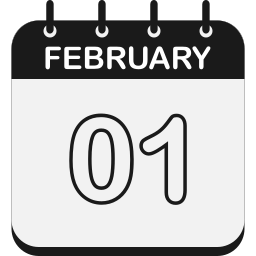 01 de febrero icono