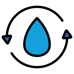 Water cycle icon