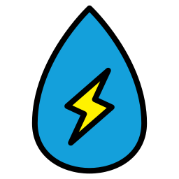 energía del agua icono