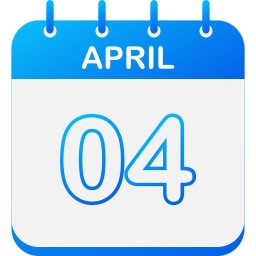 4 de abril icono
