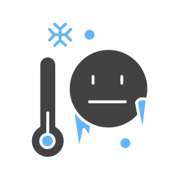 niedrige temperatur icon