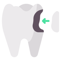 Tooth filling icon