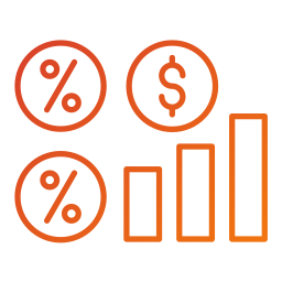 taux d'intérêt Icône