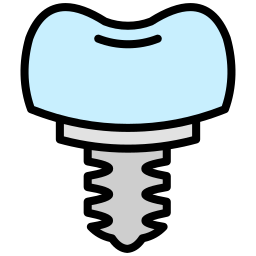 Dental implant icon