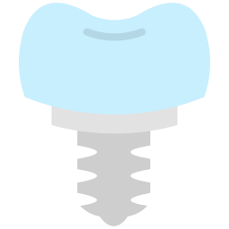 Dental implant icon