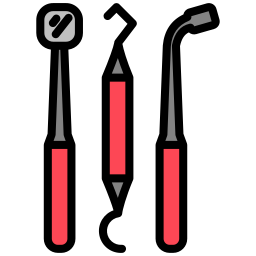 Dentist tools icon